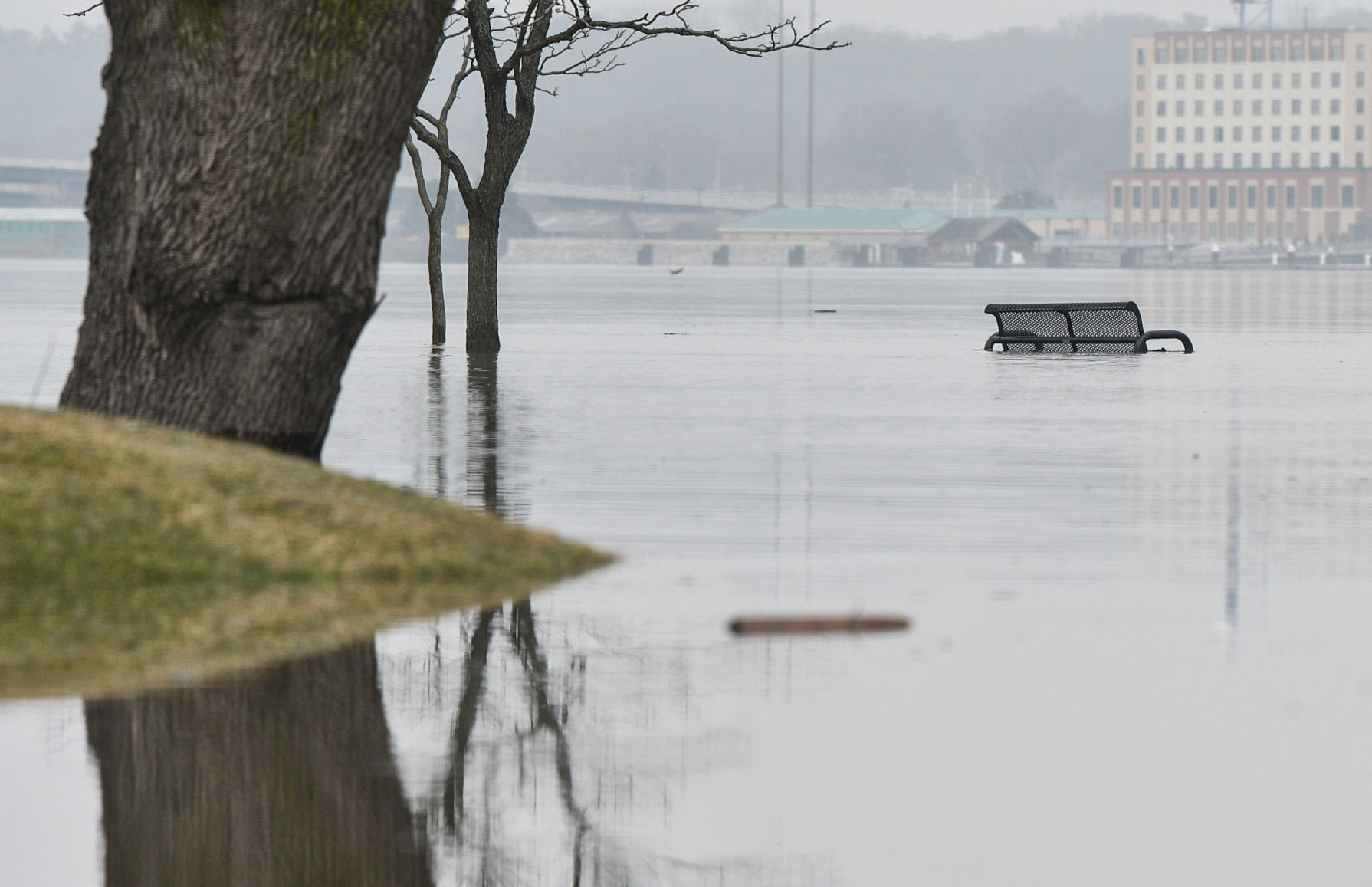 River Drive flooding in Moline